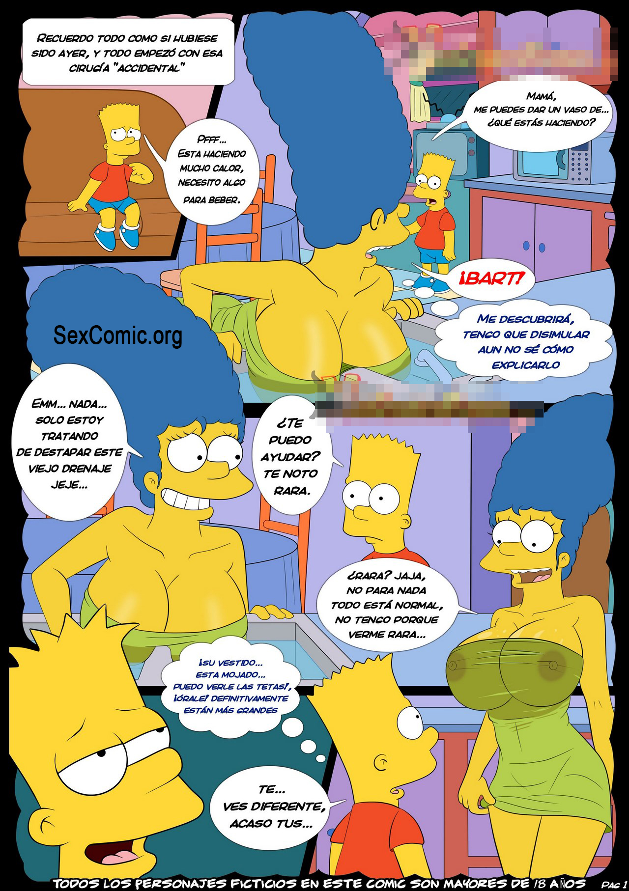 1280px x 1814px - Los Simpsons xxx - incesto con MamÃ¡