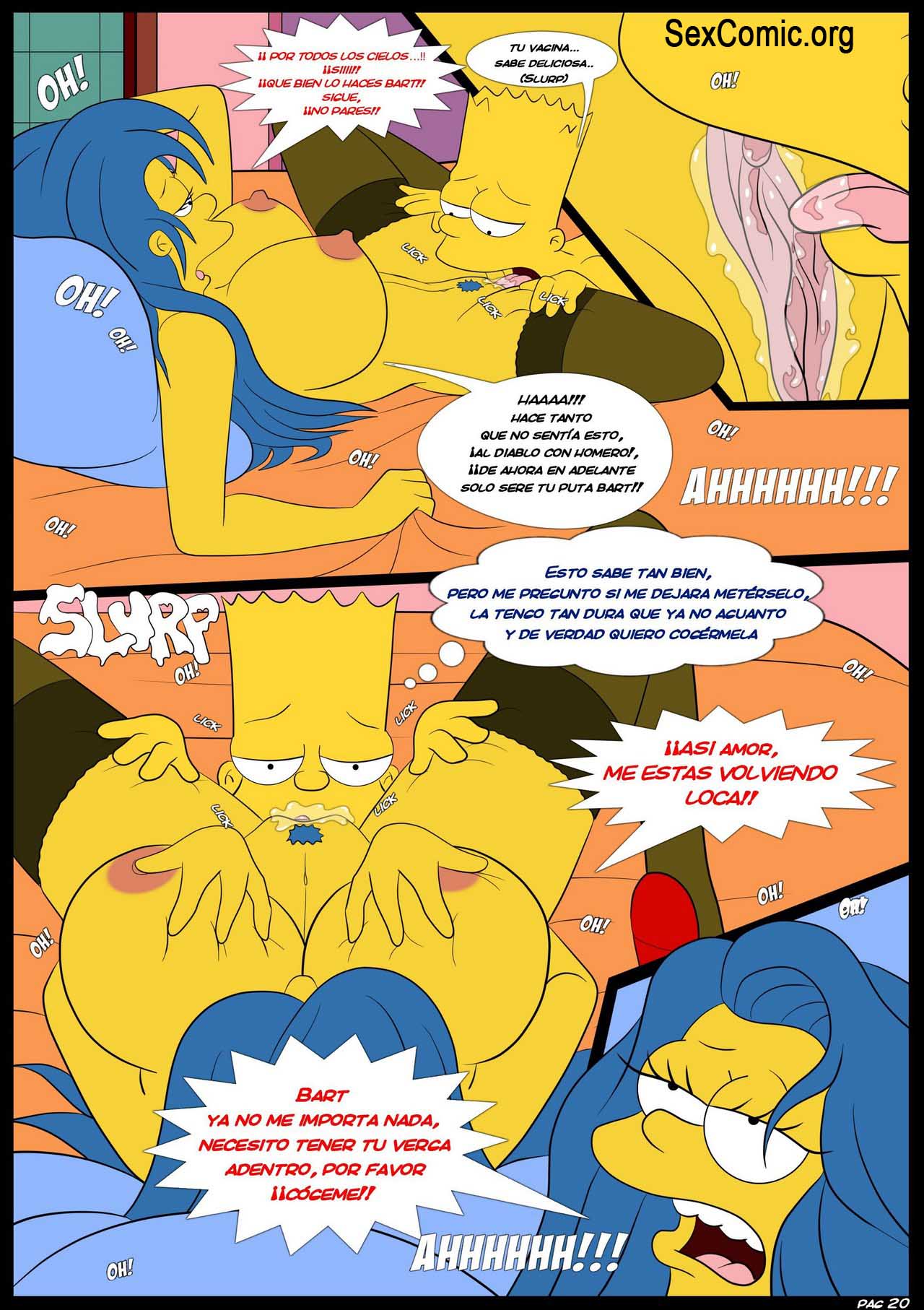 Los Simpsons xxx - incesto con Mamá